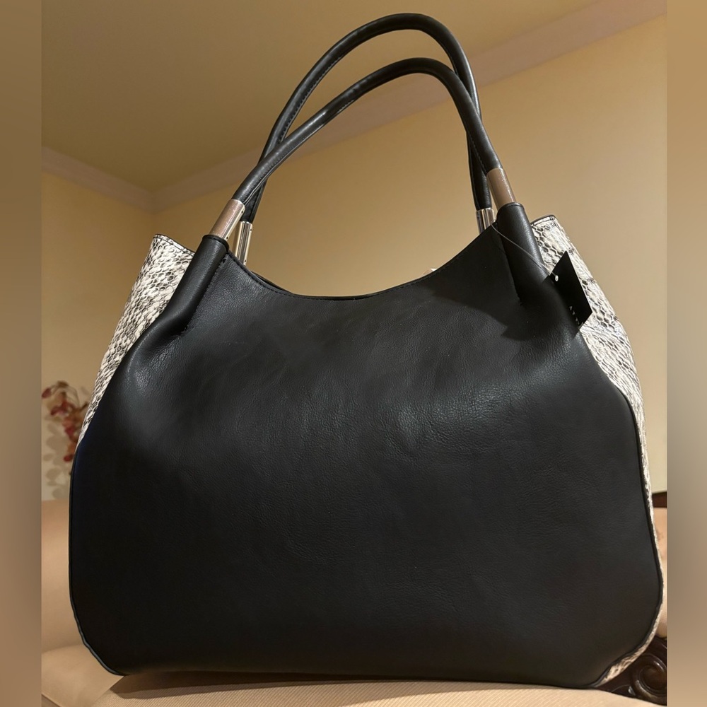 Black Rounded Tote